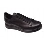 Pantofi barbati sport, casual din piele naturala, Negru - BLACK-COMBAT-2N